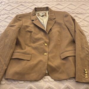 J. Crew Factory Camel Schoolboy Blazer - size 10